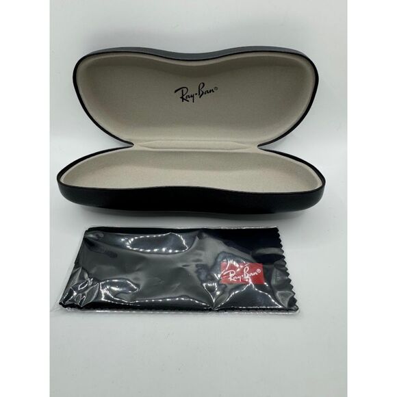 Ray Ban Eyeglass/Sunglass Hard Case With Cleaning Cloth - NEW! - Picture 2 of 3